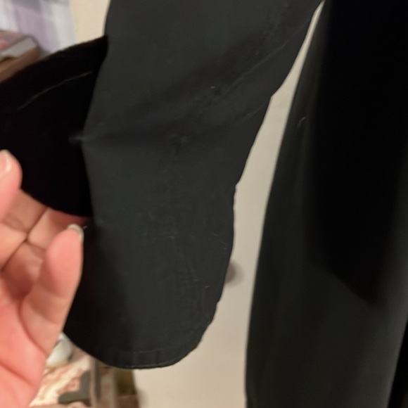 American Bazaar black raincoat with button in lining - Picture 9 of 13